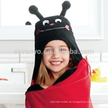 Childrens &#39;Hooded Bath Strandtuch-Lovebug, hergestellt aus 100% Bio-Bambusfaser, weich und saugfähig hält Baby trocken und warm